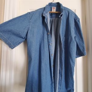 Mens Dickies Button Up